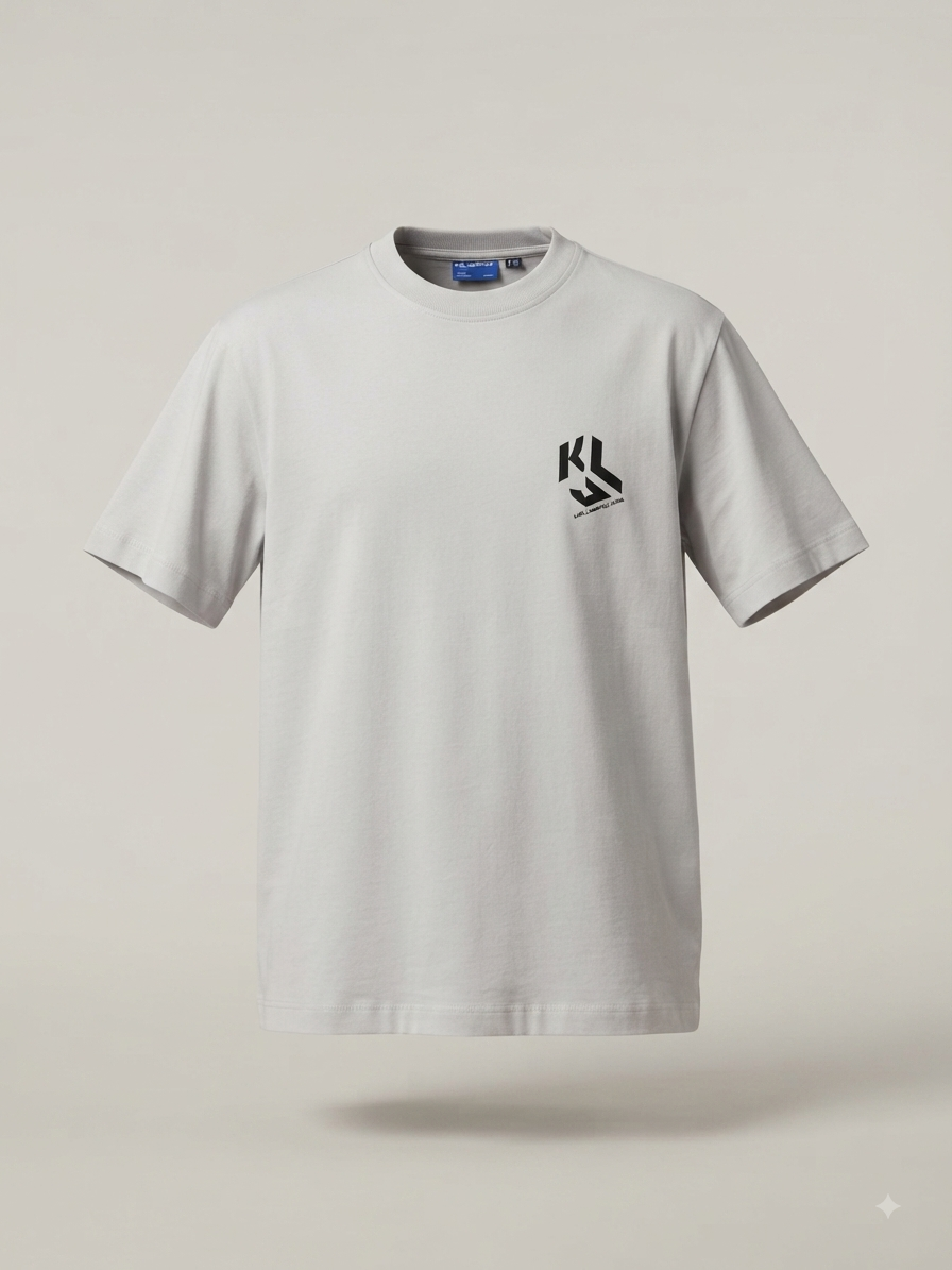 Karl Lagerfeld — T-Shirt Blanc Logo KL