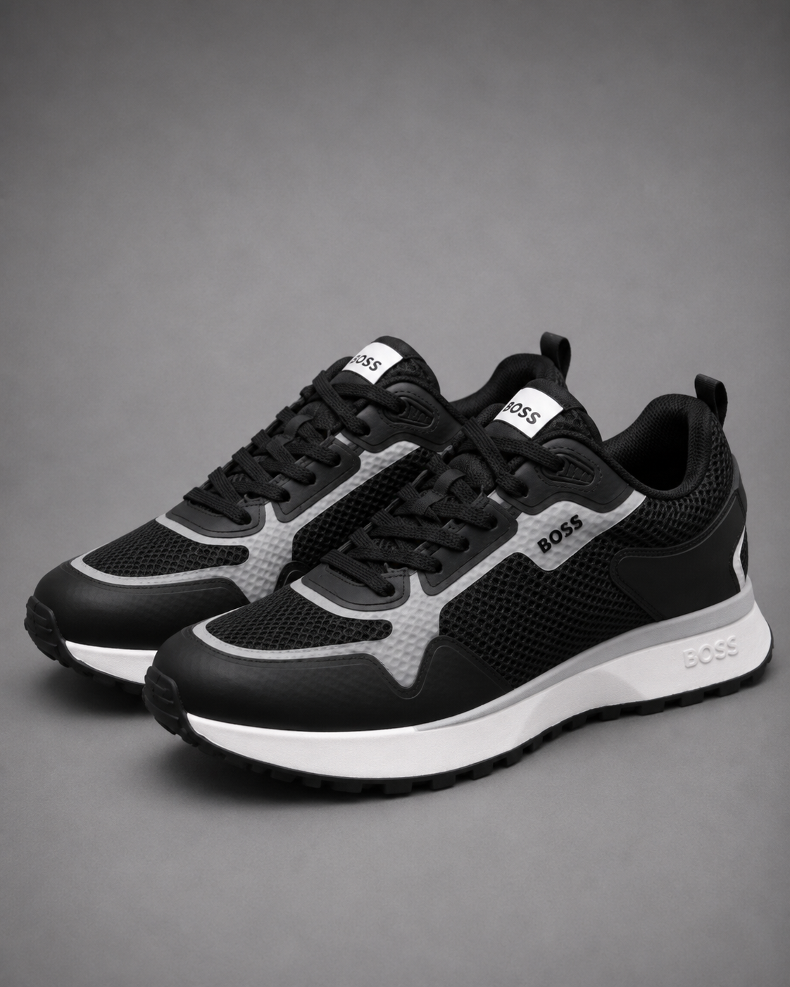BOSS | Baskets Basses "Runner" Noires & Blanches