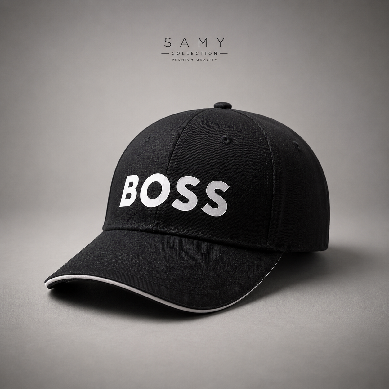 BOSS | Casquette Noire & Blanche "Signature"