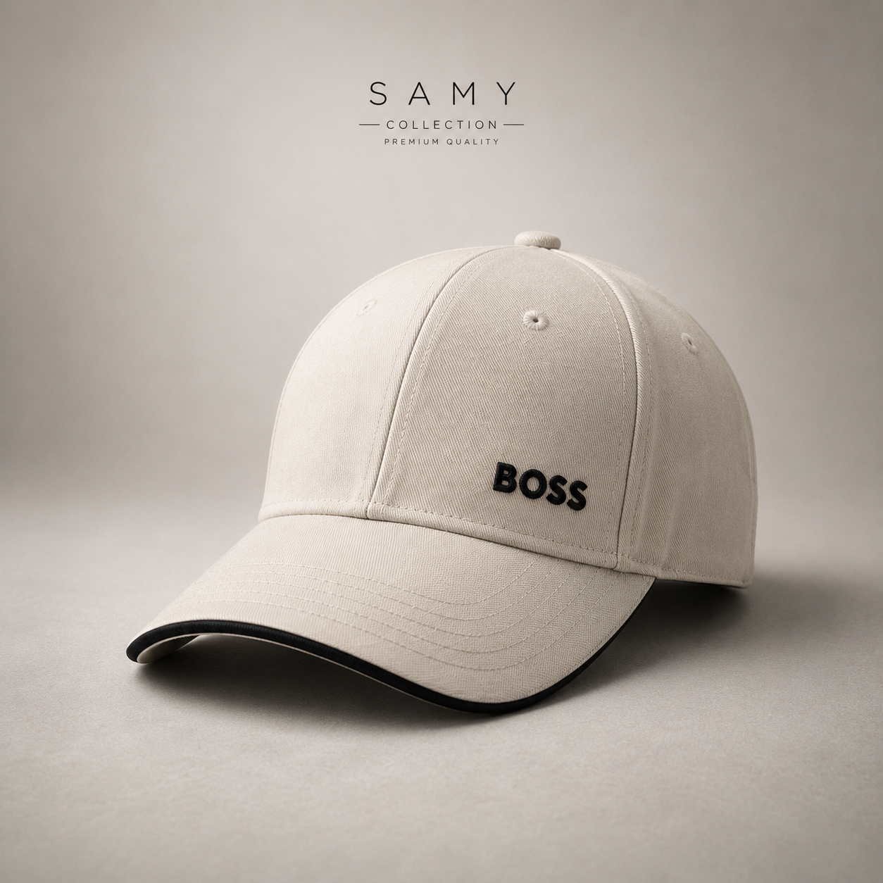 BOSS | Casquette Beiges & Noire "Signature"
